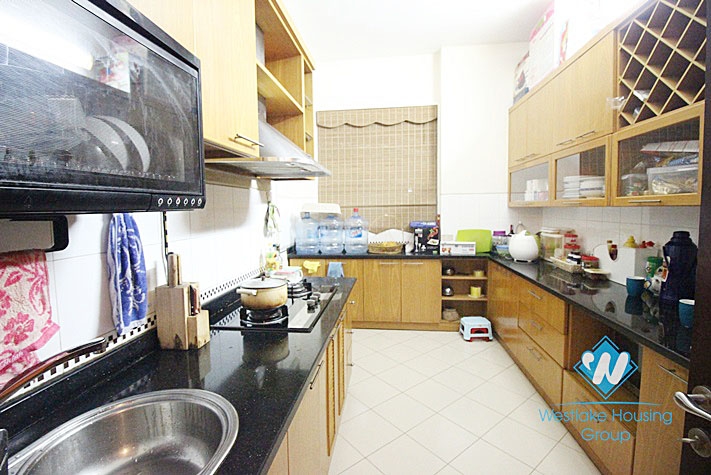 04 bedrooms apartment with big balcony for rent in Ciputra, Tay Ho